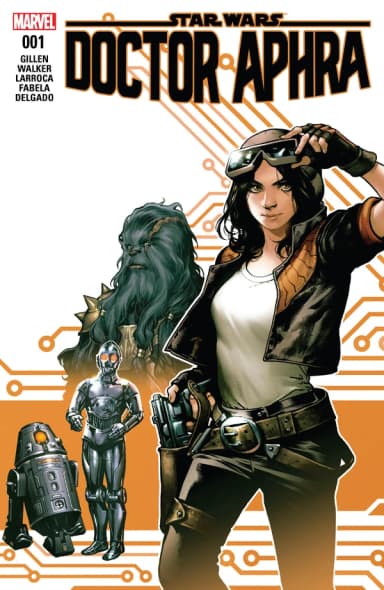 Обложка комикса Доктор Афра (Star Wars: Doctor Aphra), 2016–2019.