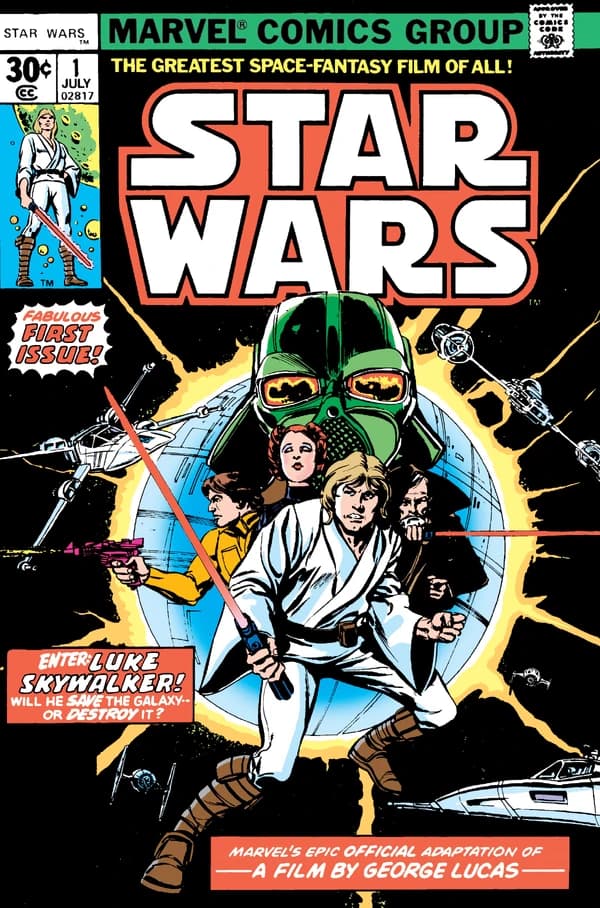 Обложка комикса Звёздные войны (Star Wars (1977)), Marvel Comics, 1977–2019.
