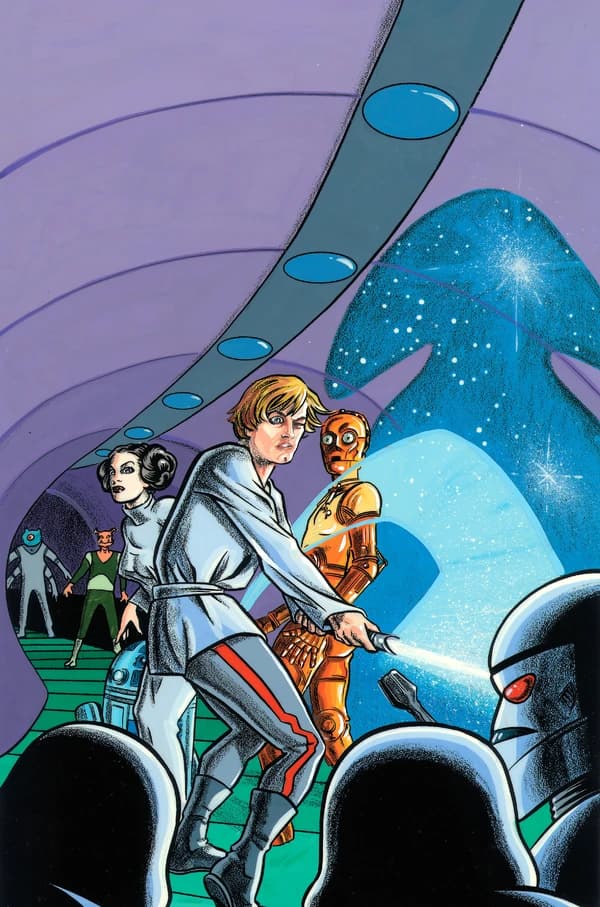 Обложка комикса Классические Звёздные войны: Ранние приключения (Classic Star Wars: The Early Adventures), Dark Horse Comics, 1994–1995.