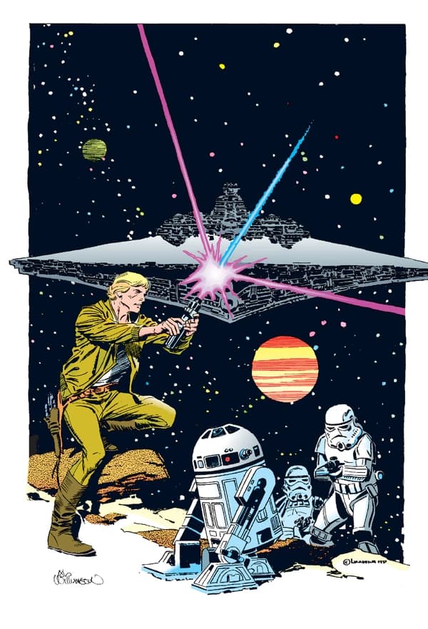 Обложка комикса Классические «Звёздные войны» (Classic Star Wars), Dark Horse Comics, 1992–2003.