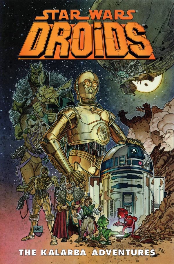 Обложка комикса Дроиды (Star Wars: Droids), Dark Horse Comics, 1994–1995.