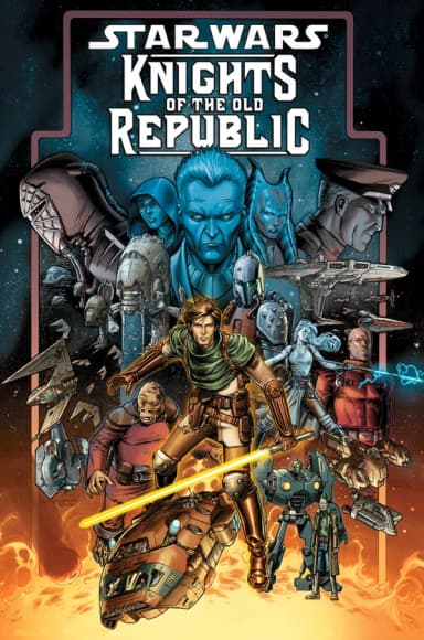 Обложка комикса Рыцари Старой Республики (Star Wars:Knights of the Old Republic), 2006–2010.