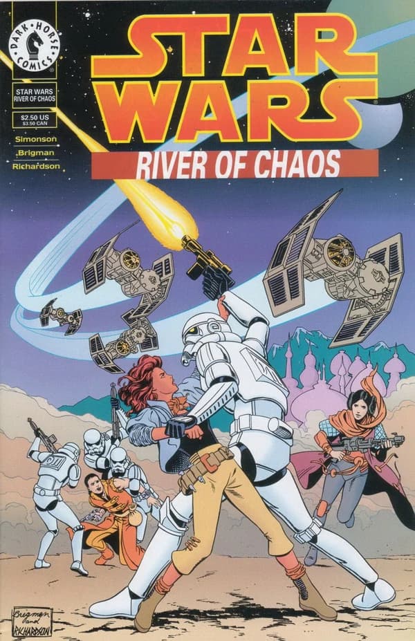 Обложка комикса River of Chaos (Star Wars: River of Chaos), Dark Horse Comics, 1995.