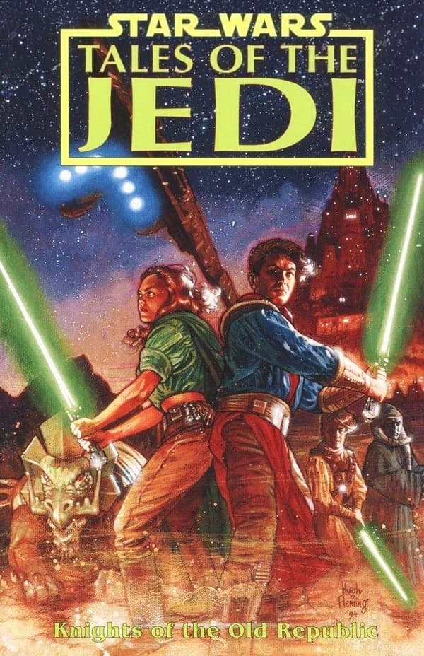 Обложка комикса Сказания о джедаях (Star Wars: Tales of the Jedi), Dark Horse Comics, 1993–1994.