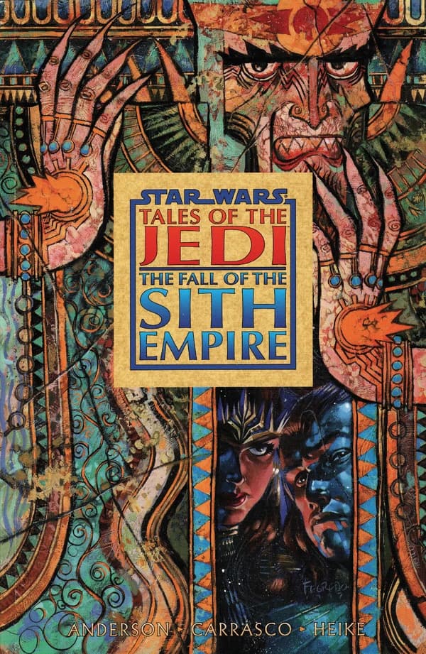 Обложка комикса Сказания о джедаях: Крах Империи ситхов (Star Wars: Tales of the Jedi – The Fall of the Sith Empire), Dark Horse Comics, 1997.