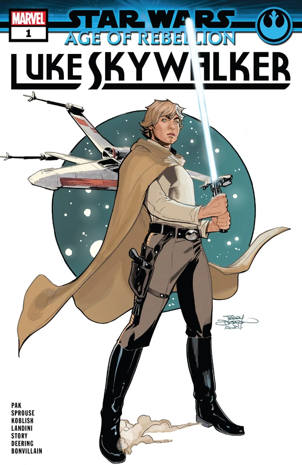 Обложка выпуска #1 Age of Rebellion - Luke Skywalker 1, 5 июн 2019.