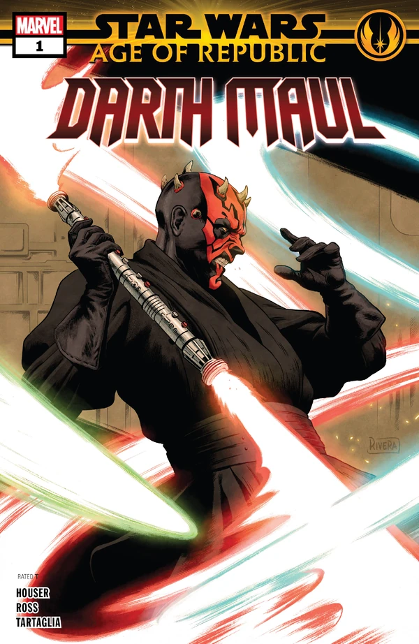 Обложка выпуска #1 Age of Republic - Darth Maul 1, 12 дек 2018.