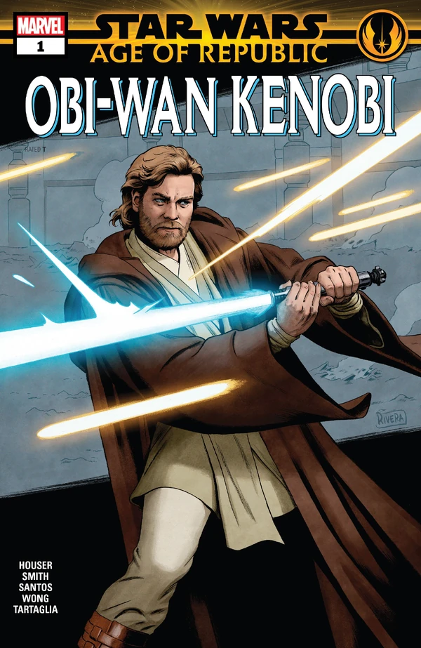 Обложка выпуска #1 Age of Republic - Obi-Wan Kenobi 1, 2 янв 2019.