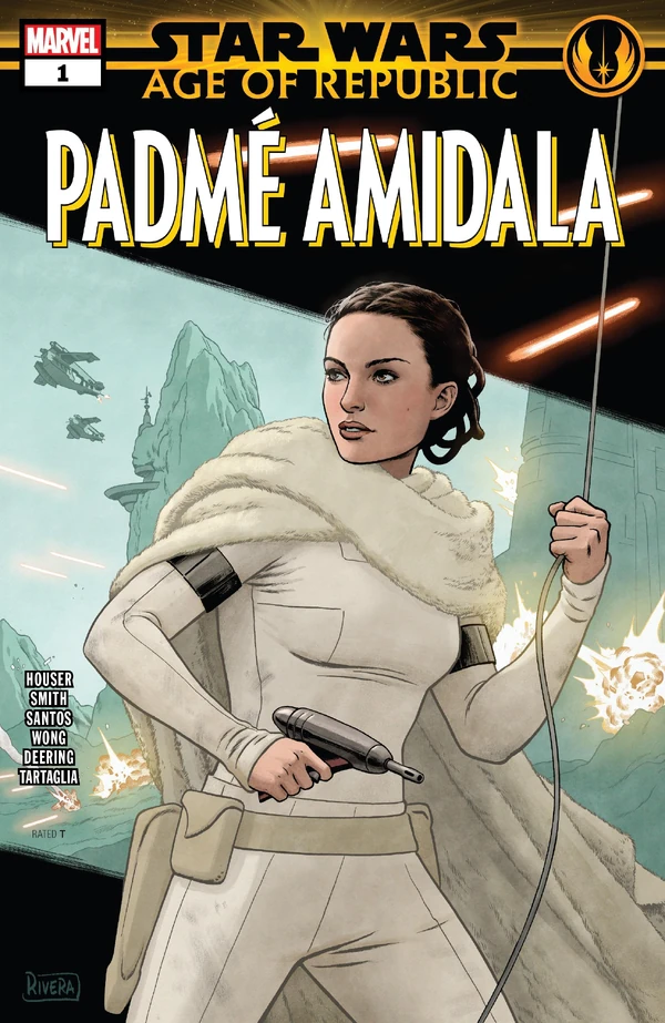 Обложка выпуска #1 Age of Republic - Padmé Amidala 1, 6 мар 2019.