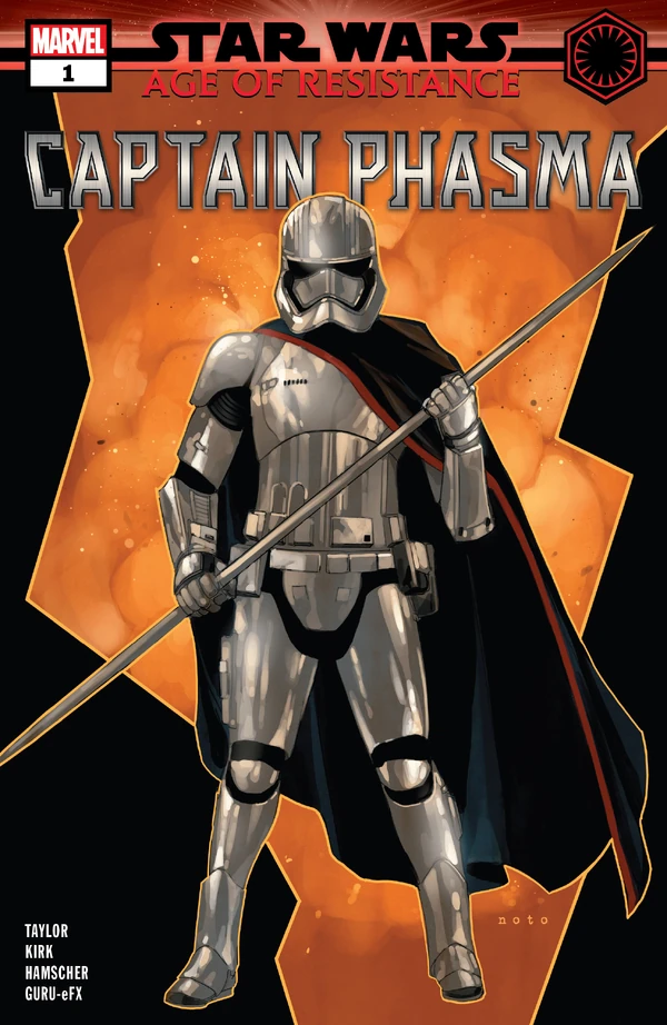 Обложка выпуска #1 Age of Resistance - Captain Phasma 1, 10 июл 2019.
