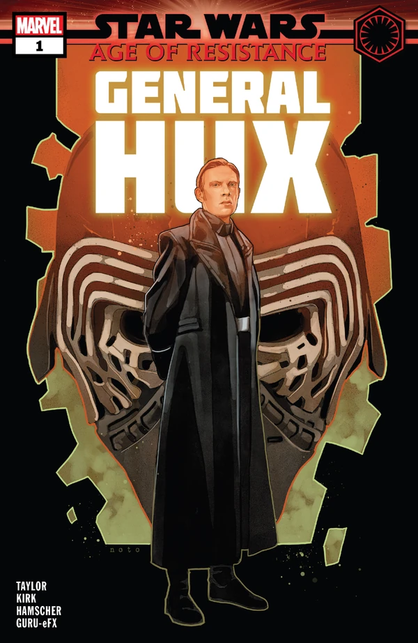 Обложка выпуска #1 Age of Resistance - General Hux 1, 28 авг 2019.