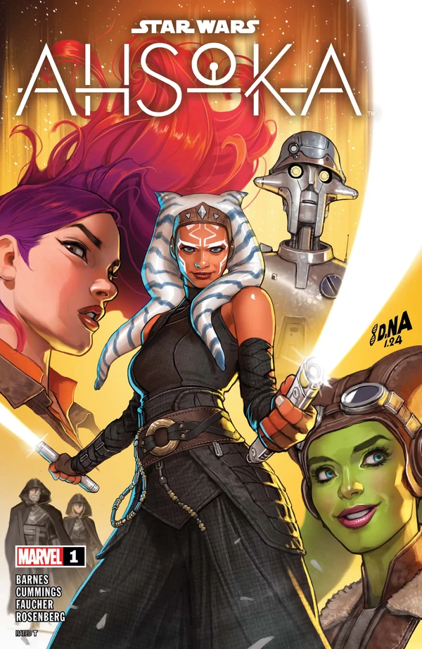 Обложка выпуска #1 Ahsoka 1, 10 июл 2024.