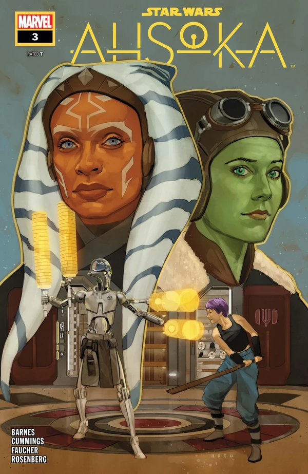 Обложка выпуска #3 Ahsoka 3, 25 сен 2024.