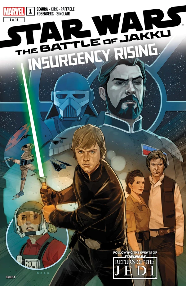 Обложка выпуска #1 Battle of Jakku — Insurgency Rising 1, 2 окт 2024.