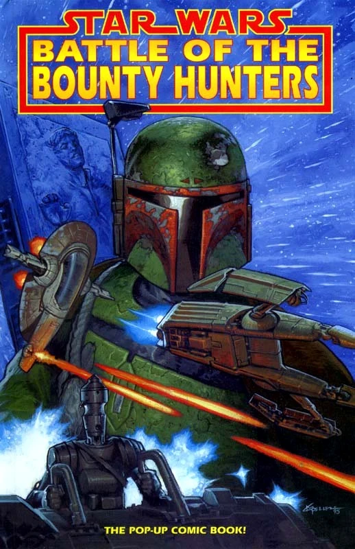 Обложка выпуска «Battle of the Bounty Hunters», 23 июл 1996.