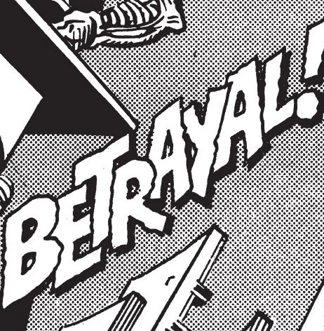 Обложка выпуска «Betrayal!», 30 апр 1980.