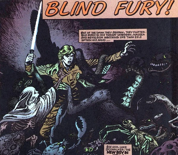 Обложка выпуска «Blind Fury!», июл 1982.