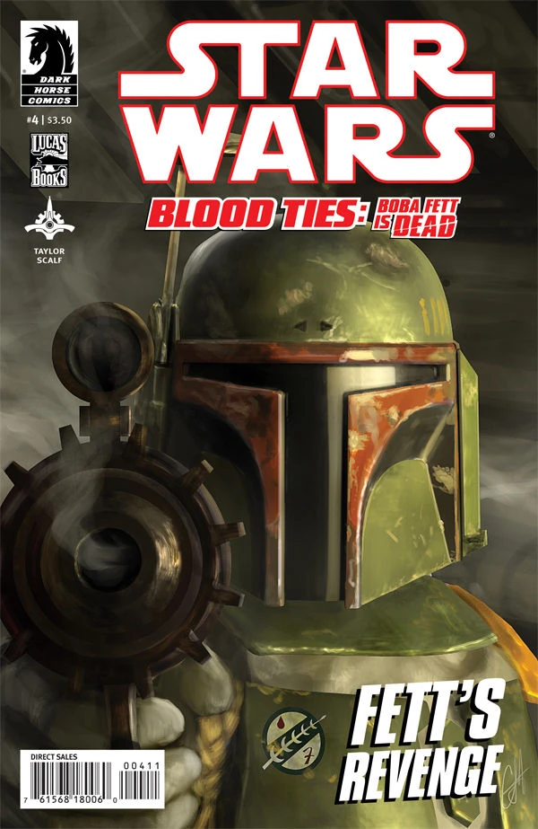 Обложка выпуска #4 Blood Ties: Boba Fett is Dead 4, 25 июл 2012.