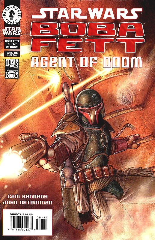 Обложка выпуска «Boba Fett: Agent of Doom», 8 ноя 2000.