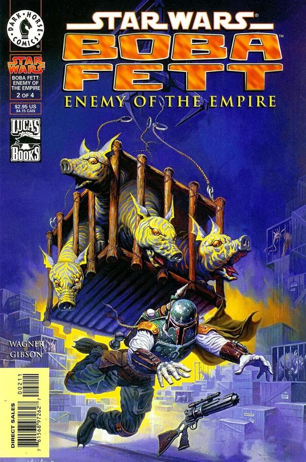 Обложка выпуска #2 Boba Fett: Enemy of the Empire 2, 24 фев 1999.