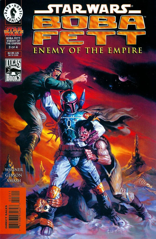 Обложка выпуска #3 Boba Fett: Enemy of the Empire 3, 24 мар 1999.