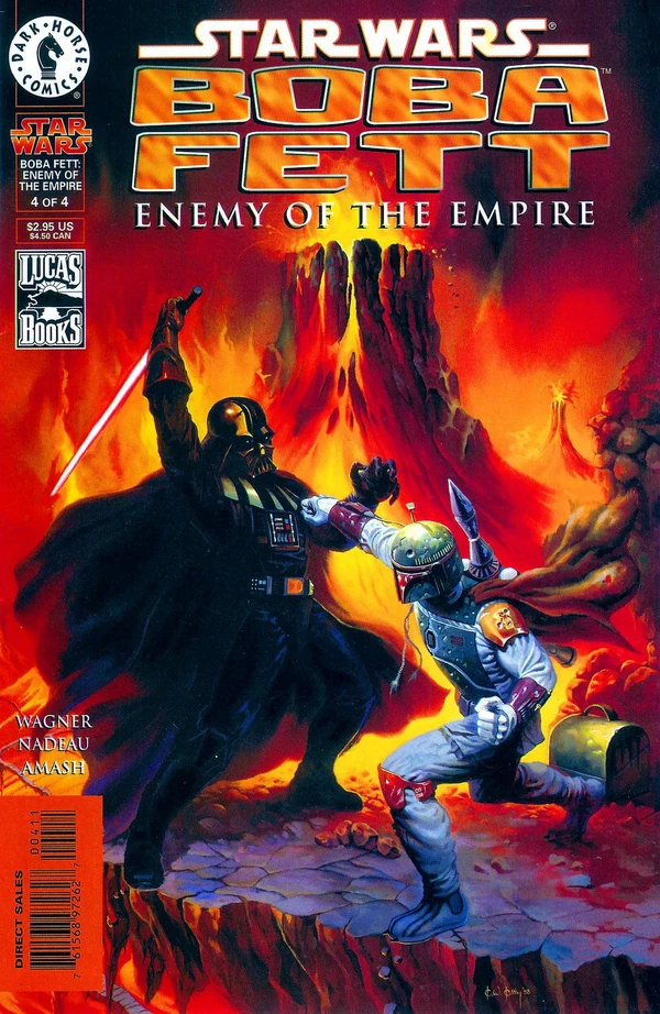 Обложка выпуска #4 Boba Fett: Enemy of the Empire 4, 28 апр 1999.