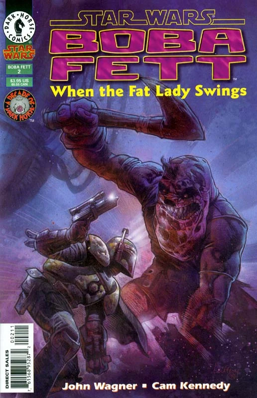 Обложка выпуска «Boba Fett: When the Fat Lady Swings», 18 сен 1996.