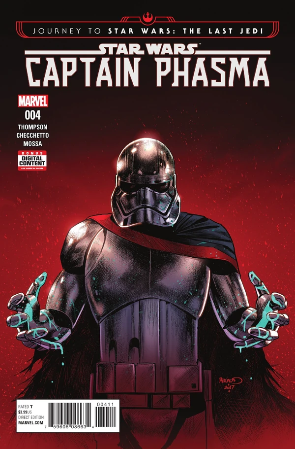 Обложка выпуска #4 Captain Phasma 4, 18 окт 2017.