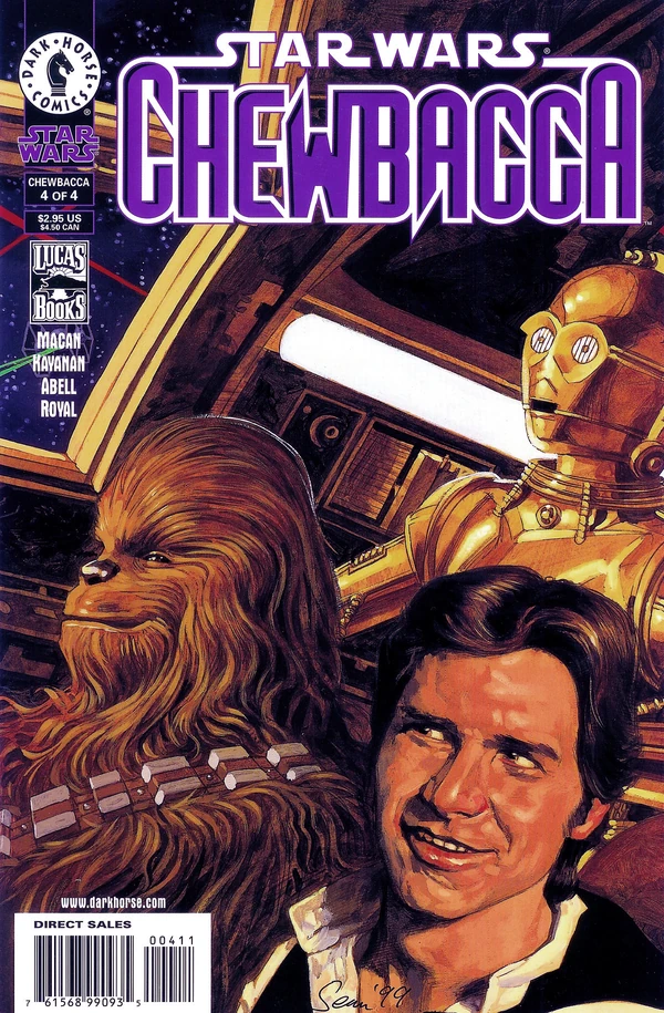 Обложка выпуска #4 Chewbacca 4, 19 апр 2000.