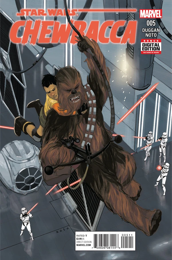 Обложка выпуска #5 Chewbacca 5, 30 дек 2015.