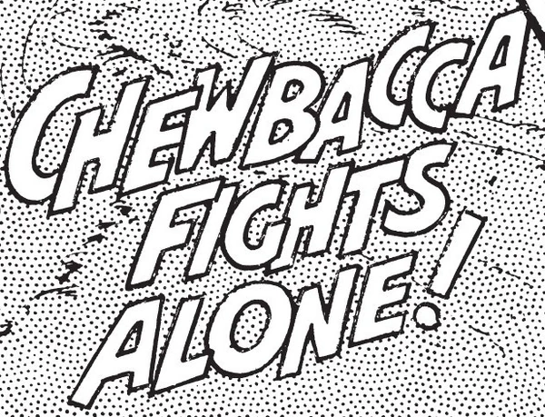 Обложка выпуска «Chewbacca Fights Alone!», 18 дек 1979.