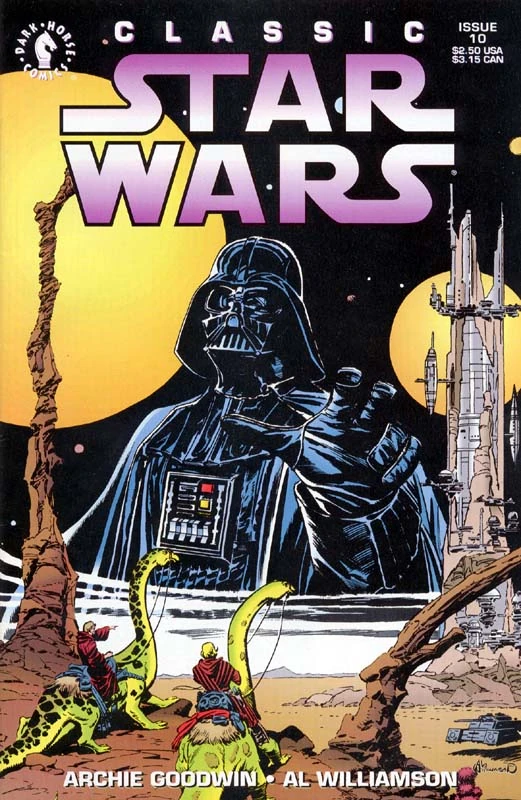 Обложка выпуска #10 Classic Star Wars 10, июн 1993.