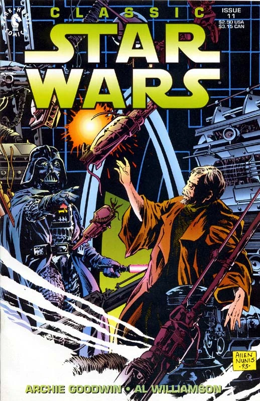Обложка выпуска #1 Classic Star Wars 11, июл 1993.