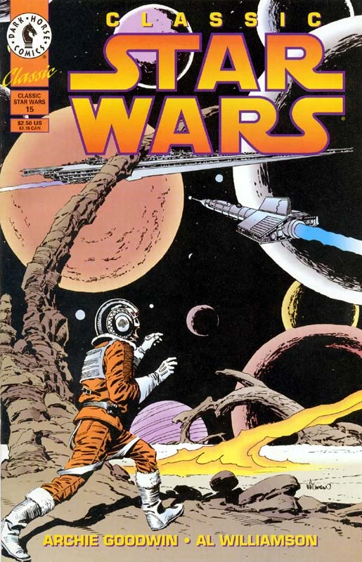 Обложка выпуска #1 Classic Star Wars 15, дек 1993.