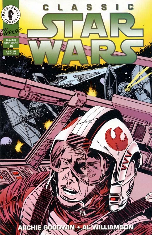 Обложка выпуска #16 Classic Star Wars 16, фев 1994.