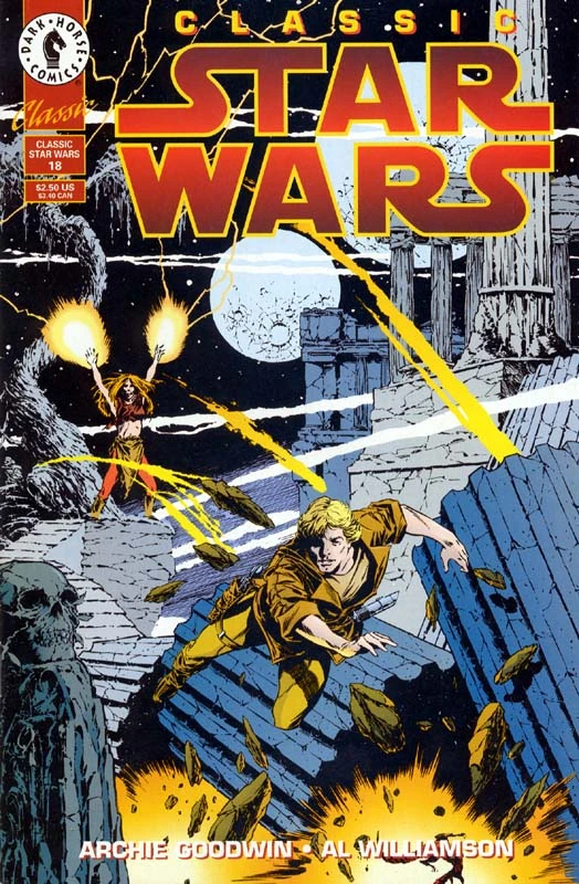 Обложка выпуска #1 Classic Star Wars 18, апр 1994.