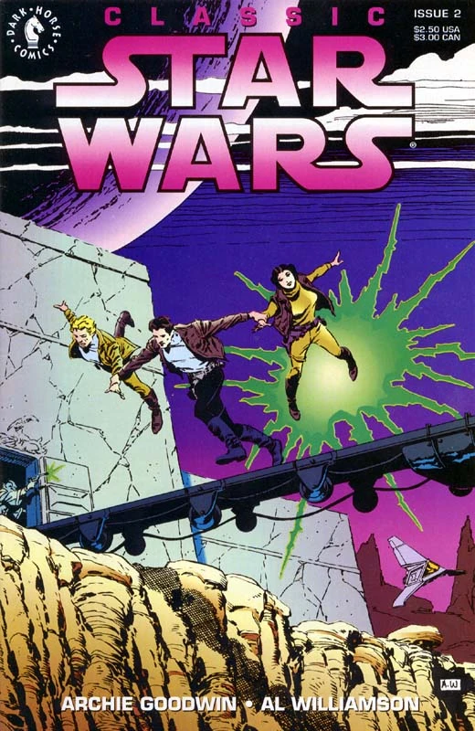 Обложка выпуска #2 Classic Star Wars 2, сен 1992.