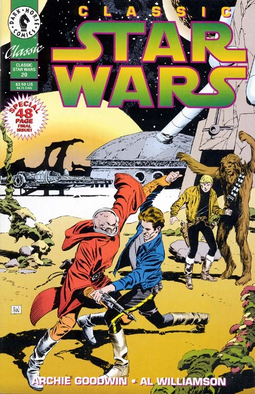 Обложка выпуска #20 Classic Star Wars 20, 7 июн 1994.