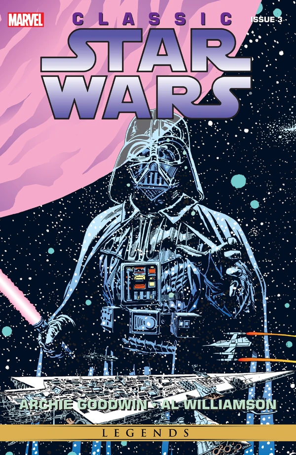 Обложка выпуска #1 Classic Star Wars 3, 20 окт 1992.