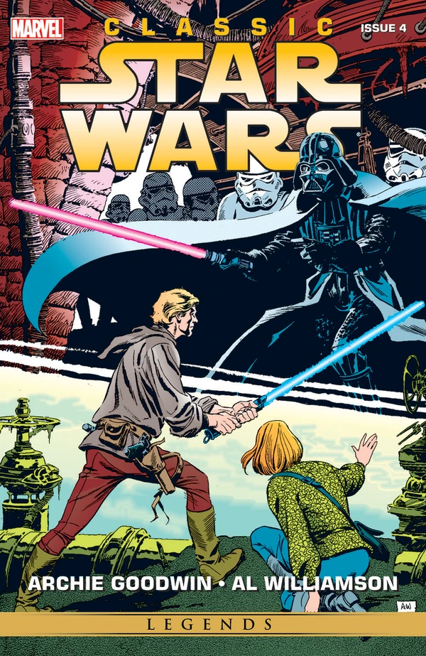 Обложка выпуска #1 Classic Star Wars 4, 3 ноя 1992.