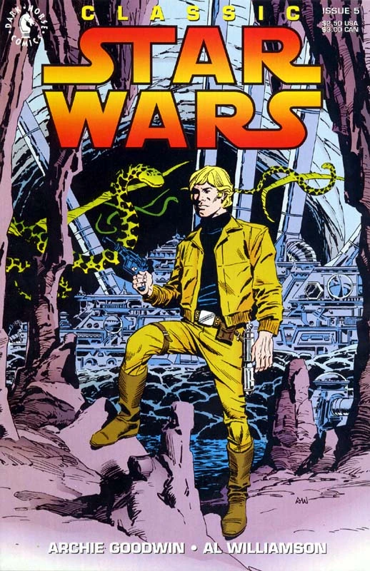 Обложка выпуска #1 Classic Star Wars 5, дек 1992.