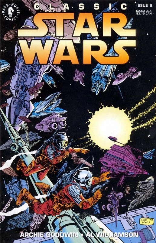 Обложка выпуска #1 Classic Star Wars 6, янв 1993.