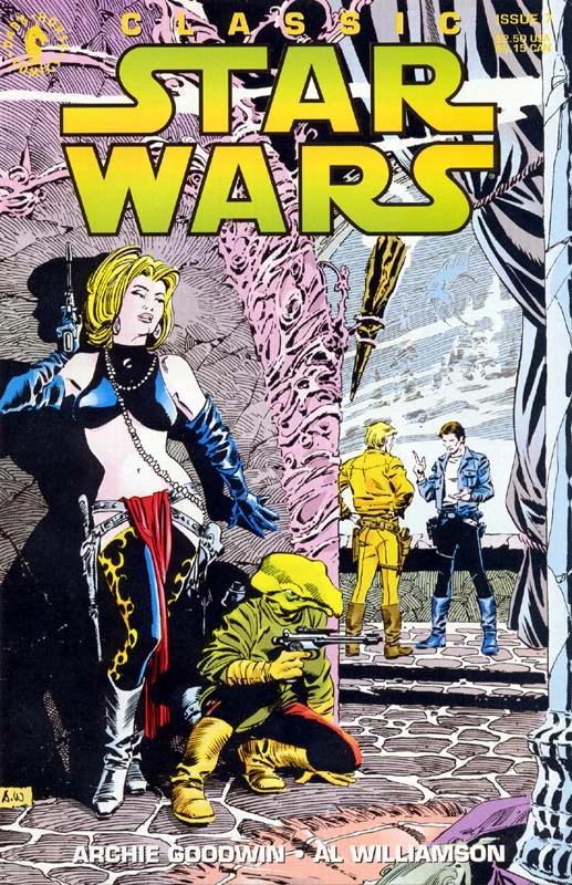 Обложка выпуска #7 Classic Star Wars 7, фев 1993.