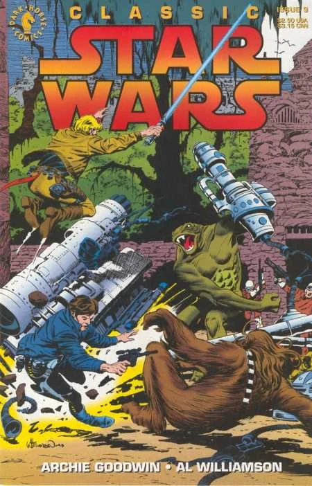 Обложка выпуска #9 Classic Star Wars 9, май 1993.