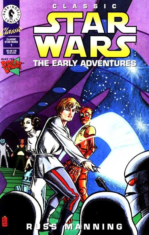 Обложка выпуска #1 Classic Star Wars: The Early Adventures 1, 9 авг 1994.