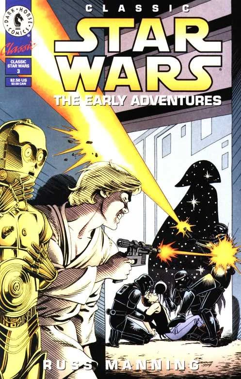 Обложка выпуска #3 Classic Star Wars: The Early Adventures 3, 11 окт 1994.