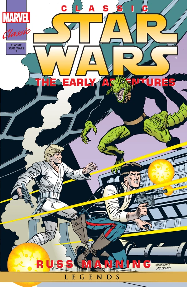 Обложка выпуска #7 Classic Star Wars: The Early Adventures 7, 14 фев 1995.