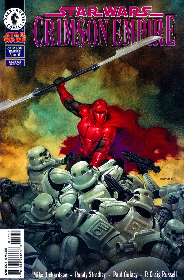 Обложка выпуска #3 Crimson Empire 3, 18 фев 1998.