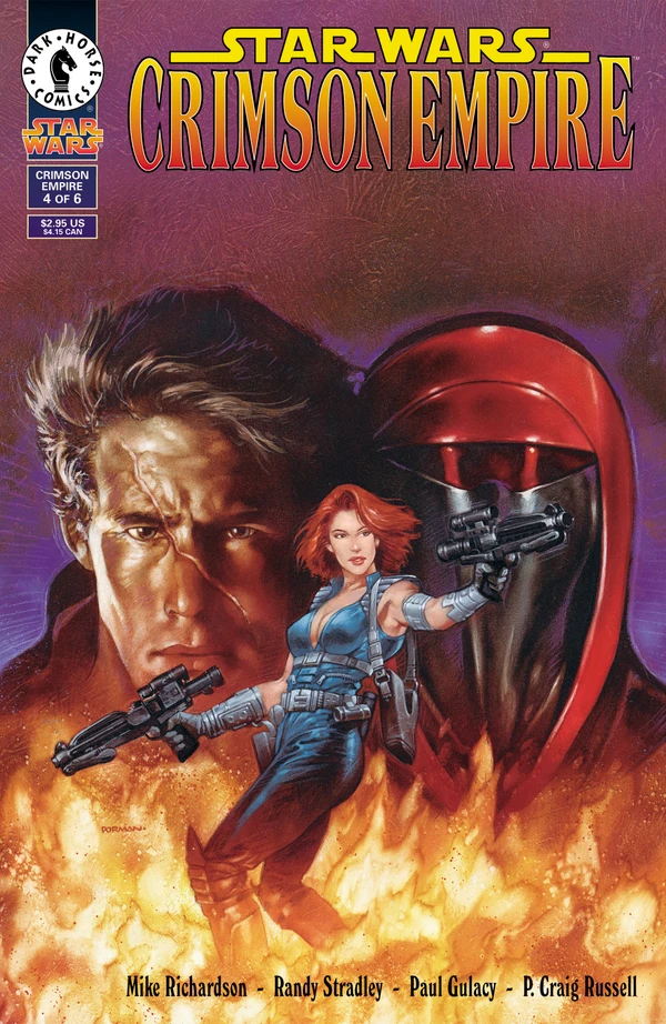 Обложка выпуска #4 Crimson Empire 4, 18 мар 1998.