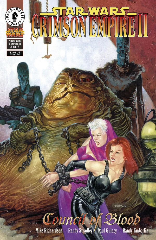 Обложка выпуска #3 Crimson Empire II: Council of Blood 3, 13 янв 1999.